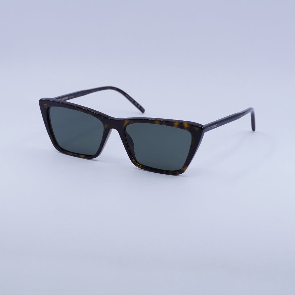 🕶️ New Saint Laurent SL737 MICA THIN 002 Sunglasses - Havana Frame, Grey Lenses